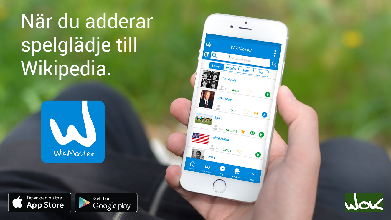 Grattis på födelsedagen WikiMaster-quiz till Wikipedia