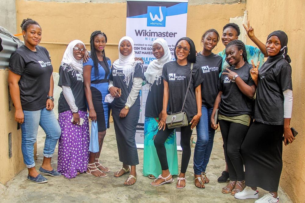 WM 10 female wokers WikiMaster Nigeria Lagos 180706