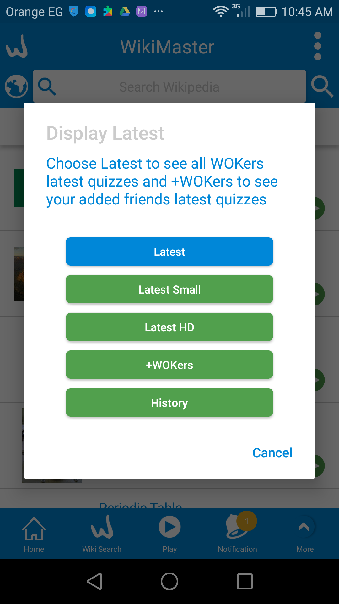 History in WikiMaster
